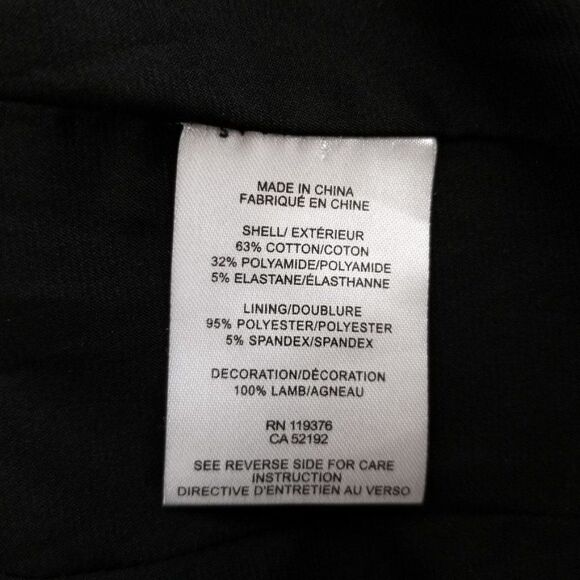 HELMUT LANG Sahara Lamb Leather Crop Moto Biker Jacket Large Black Quiet Luxury - Picture 10 of 12